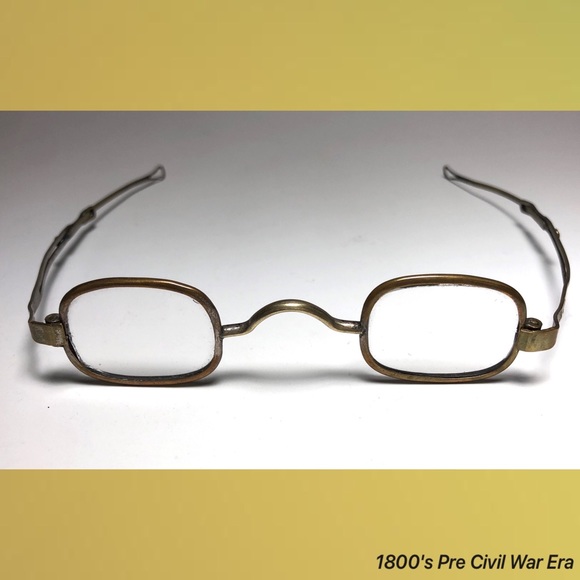 1800’s Pre Civil War Era Antique Reading Glasses - Picture 3 of 8